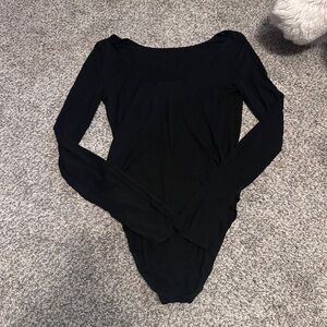 Source Unknown Classic Black Long Sleeve Bodysuit
